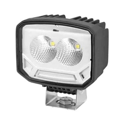 Abbildung von HELLA LED Arbeitsscheinwerfer Power Beam S 12V / 24V 1000lm geschraubt/Anbau schwenkbarer Montagebügel/hängend/stehend weitreichende Ausleuchtung 1GA 996 588 011