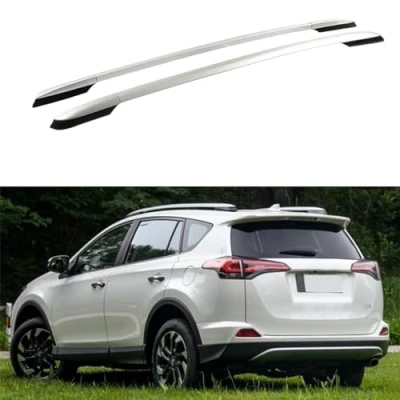 Abbildung von Auto Dachträger für Toyo TA RAV 4 2013 2014 2015 2016 2017 2018, Hochwertig Aluminium Dachgepäckträger Querträger Cargo Gepackträger