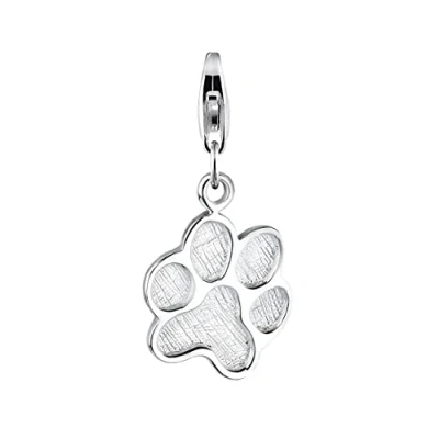 Abbildung von Elli Charm Einhänger Katze Hund Pfote Tier 925 Silber,