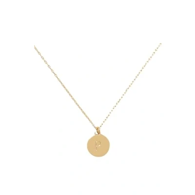 Abbildung von Kate Spade New York P Mini Pendant Necklace Gold One Size