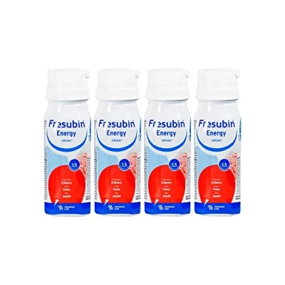 Abbildung von Fresenius Kabi Fresubin Energy Drink Erdbeere Trinkflasche, 4 x 200 ml, 1er Pack (1 2,75 kg)
