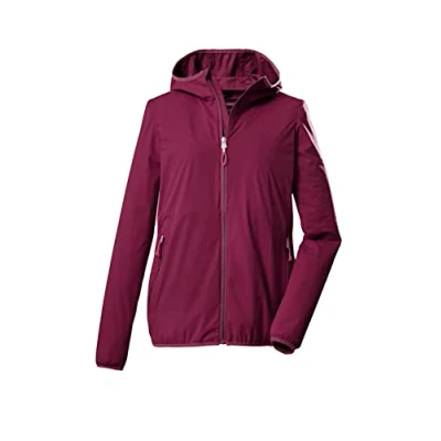 Abbildung von Killtec Damen 2 Lagen Funktionsjacke/Outdoorjacke mit Kapuze, packbar KOS 61 WMN JCKT; dunkelrose, 38, 39175 000