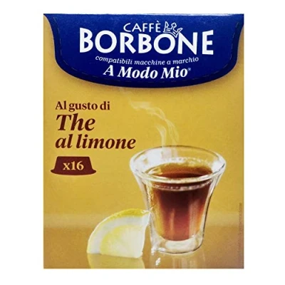 Abbildung von 96 Kaffee Kapseln borbone Kompatibel lavazza A Modo Mio The Al Limone L&#039;Emporio