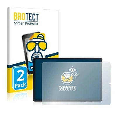 Abbildung von BROTECT Entspiegelungs Schutzfolie für Samsung Galaxy Tab S6 Lite LTE 2022 (2 Stück) Matte Displayschutz Folie, Anti Reflex, Fingerprint