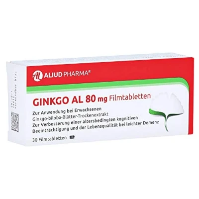 Abbildung von Ginkgo AL 80 mg Filmtabletten 30 St