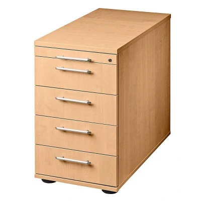 Abbildung von HAMMERBACHER Orbis Standcontainer buche 5 Auszüge