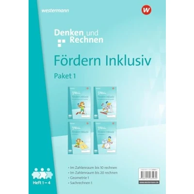 Abbildung von Fördern Inklusiv Ausgabe 2024: Hefte 1 4 im Paket Denken und Rechnen