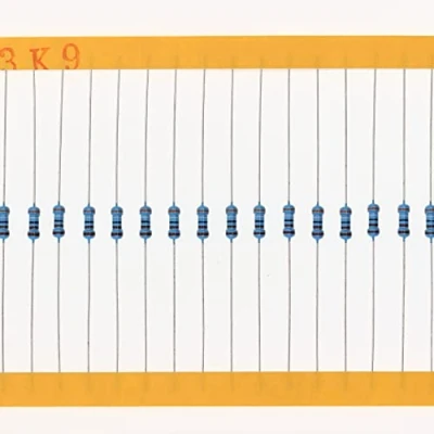 Abbildung von HUABAN 200 Stücke 0.25 Watts 1/4W 3K9 Ohm 1% Metallfilmwiderstand