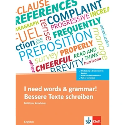 Abbildung von I need words and grammar!: Trainingsbuch zur Prüfungsvorbereitung