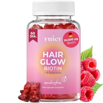Abbildung von yuicy Biotin Gummies für Haarwachstum Hair Glow Gummies, 1 er 60,00 St., 210 g