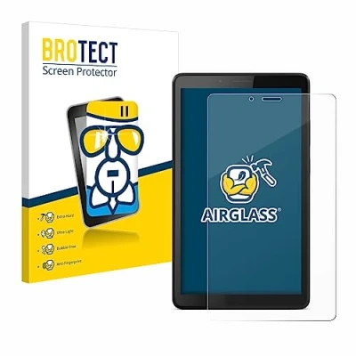 Abbildung von BROTECT Schutzglas für Lenovo Tab M7 Schutzfolie Panzer Folie Glas [Extrem Kratzfest 9H, Anti Fingerprint, Ultra Transparent]