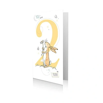 Abbildung von Guess How Much I Love You Offizielle Geburtstagskarte &quot;You Are 2 Today&quot;