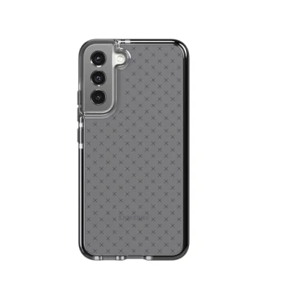 Abbildung von tech21 Evo Check für Samsung Galaxy S22 Plus Schutzhülle mit 4,8 m Multi Drop Schutz Smokey Black