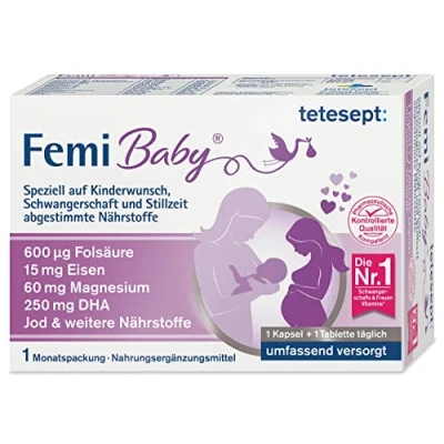Abbildung von tetesept Femi Baby Filmtabletten + Weichkapseln