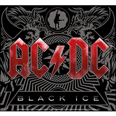 Abbildung von AC/DC Aufkleber Black Ice Cover Sticker Bands Rock Metal Heavy ca. 11x10 cm