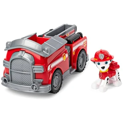 Abbildung von PAW PATROL, Feuerwehr Fahrzeug mit Marshall Figur (Basic Vehicle/Basis Fahrzeug), Spielzeugauto, ab 3 Jahren