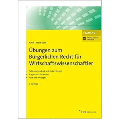 Abbildung von Übungen zum Bürgerlichen Recht für Wirtschaftswissenschaftler: Mit Online Zugang (NWB Studium Betriebswirtschaft)