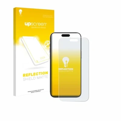Abbildung von upscreen Entspiegelungs Schutzfolie für Apple iPhone 14 Pro Max Displayschutz Folie Matt [Anti Reflex, Anti Fingerprint]