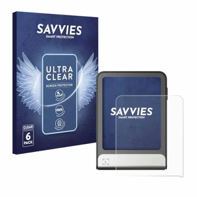 Abbildung von Savvies 6 Stück Schutzfolie für Ledger Flex Displayschutz Folie Ultra Transparent