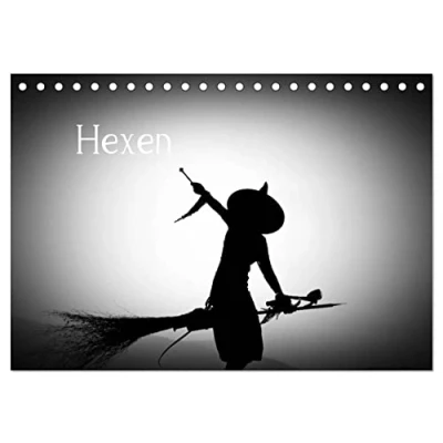 Abbildung von Hexen (Tischkalender 2025 DIN A5 quer), CALVENDO Monatskalender
