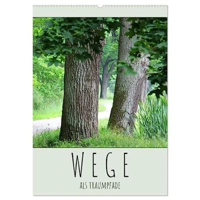 Abbildung von Wege als Traumpfade (Wandkalender 2025 DIN A2 hoch), CALVENDO Monatskalender