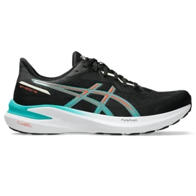 Abbildung von Asics GT 1000 13 Laufschuh Straße, Herren, Größe: 42.5, Black/wave teal Schuhe