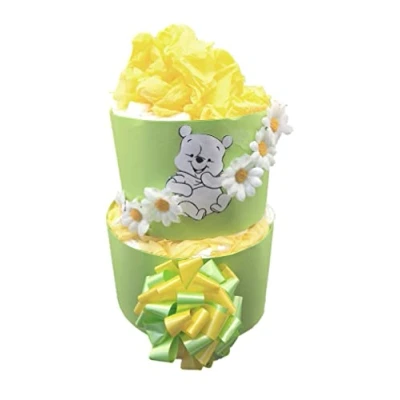 Abbildung von Windeltorte Neutral Das Geschenk zur Geburt,Taufe oder Babyshower