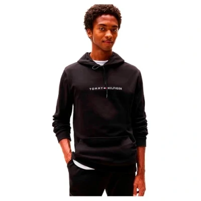 Abbildung von Tommy Hilfiger Original Hoody Nachtwäsche Shirt, Herren, Größe: XL, Black