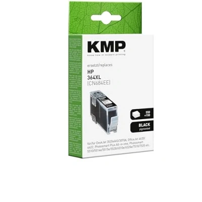 Abbildung von KMP Druckerpatrone H62 schwarz kompatibel zu HP 364XL (CB321EE)