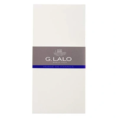 Abbildung von G. Lalo 44300L Pack mit 25 Karten, 10,3x21,3 cm 300g, Vergé Papier, 1 Pack, Weiß
