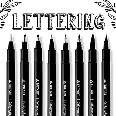 Abbildung von Tritart Pinselstift Kalligraphie Pinselstifte Set: 8 Stifte für Handlettering und Malerei, (1 tlg), Malen