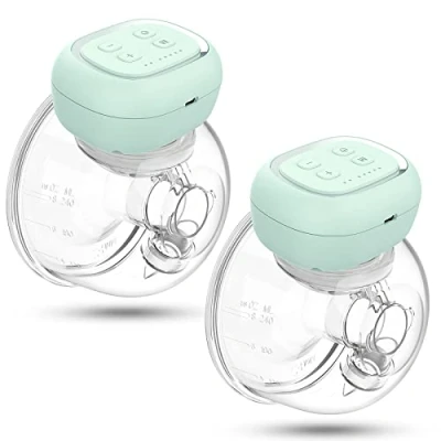 Abbildung von Milchpumpe Elektrisch Tragbar, Elektrische Doppel Freihändig, Wiederaufladbar Milchpump mit Geräuscharm und Memory Funktion,3 Modi 30 Stufen Saugen