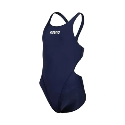 Abbildung von ARENA Mädchen Girl&#039;s Team Tech Solid One Piece Swimsuit, Navy white, 152 EU