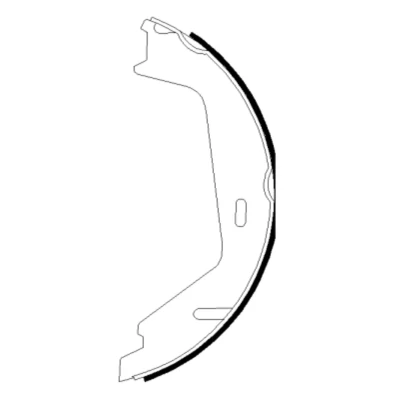 Abbildung von TEXTAR 91081300 Handbremsbeläge ohne Handbremshebel VOLVO: XC90 I
