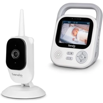 Abbildung von lionelo Video Babyphone BABYLINE 3.2, Set, Reichweite 350m / FULL HD AUFLÖSUNG Nachtmodus Alarm