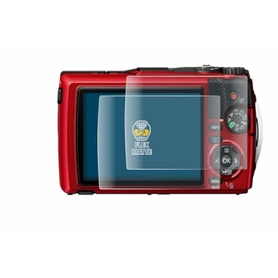 Abbildung von BROTECT Full Cover Schutzfolie Matt für Olympus OM System Tough TG 7 (2 Stück) Screen Displayschutz Folie, 3D Curved, Anti Reflexion