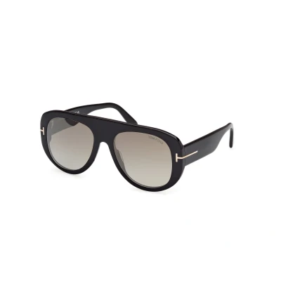 Abbildung von Tom Ford Cecil Sonnenbrille neromarrone (specchiato), Größe: 55, Nero marrone (specchiato)