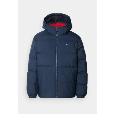 Abbildung von Tommy Jeans Essential Daunenjacke, Herren, Größe: 44, Dark night navy