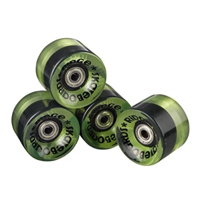 Abbildung von Ridge Skateboard Rollen Cruiser, klar grün, 59 mm, r logo cw