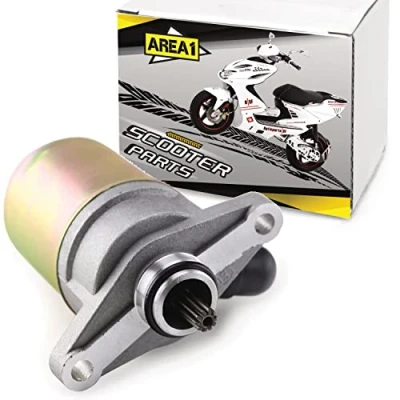 Abbildung von Area1 Ersatz Anlasser Starter Motor 50ccm 4 Takt. Kompatibel mit GY6 139QMB/QMA Sym Explorer Beeline Benero IVA JMStar