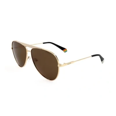 Abbildung von Polaroid Unisex PLD 6200/s/x Sunglasses, Y3R/SP Gold Ivory, 61