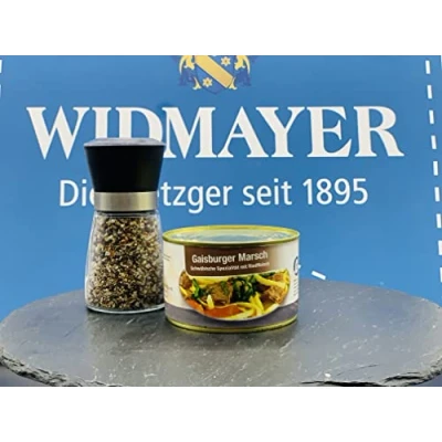 Abbildung von Gaisburger Marsch eine schwäbische Spezialität in der Dose, Widmayer&#039;s feine Küche