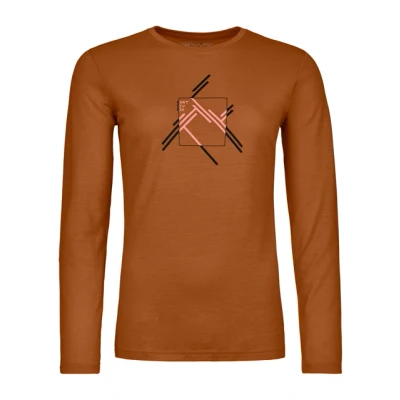 Abbildung von Ortovox 185 Merino Mtn Cutout Ls Women Bristle Brown Größe M