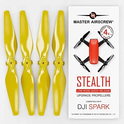 Abbildung von Master Airscrew Stealth Propellers for DJI Spark Yellow, 4 pcs