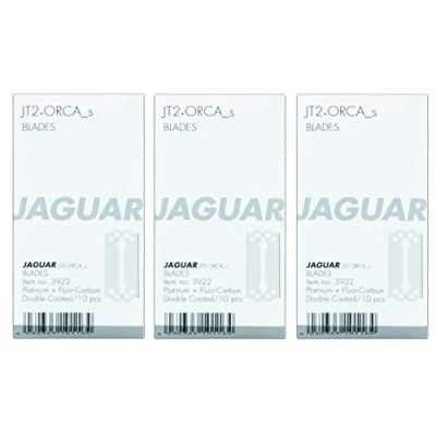 Abbildung von 3er Set Jaguar Rasiermesser Klingen JT2 und Orca S kurz 10er Pack = 30 Stück