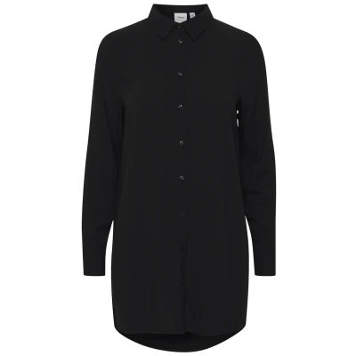 Abbildung von ICHI Ihmain Hemdbluse, Damen, Größe: 38, Black