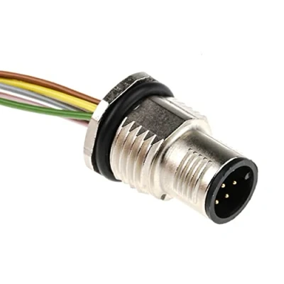 Abbildung von PHOENIX CONTACT SACC DSI M12MS 8CON M16/0.5 Sensor/Aktor Einbaustecker, 8 Polig, M12 Speedcon, Hinterwund/Schraubmontage mit M16 Gewinde, 8mm² x 0.25mm² Anschlussquerschnitt