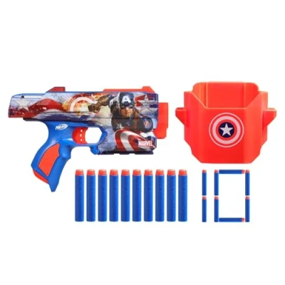 Abbildung von NERF Marvel Captain America Blaster