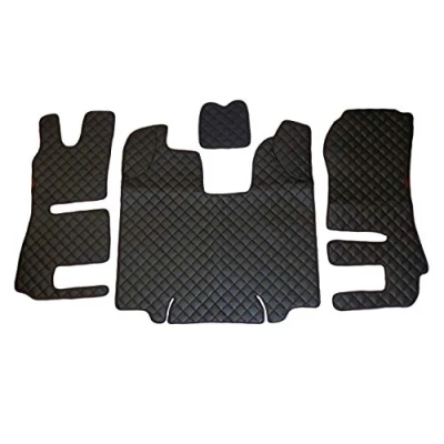 Abbildung von 24 / 7Auto Eco Leder Motorabdeckung + Fußmatten für Scania R LKW Automatikgetriebe 2014 2016