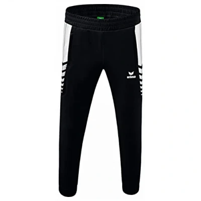 Abbildung von Erima Herren Six vinger funktionel Trainingshose, Schwarz/Weiß, L EU